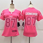 Women Nike New England Patriots #87 Rob Gronkowski Pink Vapor Untouchable Player Limited Jerseys,baseball caps,new era cap wholesale,wholesale hats