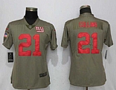 Women Nike New York Giants #21 Landon Collins Olive Salute To Service Limited Jerseys,baseball caps,new era cap wholesale,wholesale hats