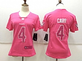 Women Nike Oakland Raiders #4 Derek Carr Pink Vapor Untouchable Player Limited Jerseys,baseball caps,new era cap wholesale,wholesale hats