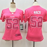 Women Nike Oakland Raiders #52 Khalil Mack Pink Vapor Untouchable Player Limited Jerseys,baseball caps,new era cap wholesale,wholesale hats