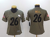 Women Nike Pittsburgh Steelers #26 Le'Veon Bell Olive Salute To Service Limited Jerseys,baseball caps,new era cap wholesale,wholesale hats