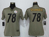 Women Nike Pittsburgh Steelers #78 Alejandro Villanueva Olive Salute To Service Limited Jerseys,baseball caps,new era cap wholesale,wholesale hats