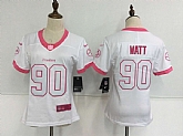 Women Nike Pittsburgh Steelers #90 T.J. Watt White Pink Vapor Untouchable Player Limited Jerseys,baseball caps,new era cap wholesale,wholesale hats