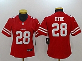 Women Nike San Francisco 49ers #28 Carlos Hyde Red Vapor Untouchable Player Limited Jerseys,baseball caps,new era cap wholesale,wholesale hats