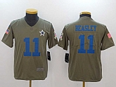 Youth NIke Dallas Cowboys #11 Cole Beasley Olive Salute To Service Limited Jerseys,baseball caps,new era cap wholesale,wholesale hats