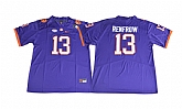 Clemson Tigers #13 Hunter Renfrow Purple College Football Playoff 2017 National Championship Bound Game Jersey,baseball caps,new era cap wholesale,wholesale hats