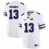 Florida Gators #13 Feleipe Franks White College Football Jersey,baseball caps,new era cap wholesale,wholesale hats