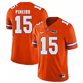 Florida Gators #15 Eddy Pineiro Orange College Football Jersey,baseball caps,new era cap wholesale,wholesale hats