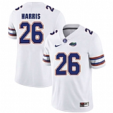 Florida Gators #26 Marcell Harris White College Football Jersey,baseball caps,new era cap wholesale,wholesale hats
