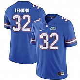 Florida Gators #32 Adarius Lemons Blue College Football Jersey,baseball caps,new era cap wholesale,wholesale hats