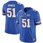Florida Gators #51 Brandon Spikes Blue College Football Jersey,baseball caps,new era cap wholesale,wholesale hats