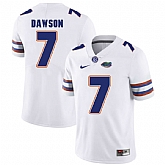 Florida Gators #7 Duke Dawson White College Football Jersey,baseball caps,new era cap wholesale,wholesale hats