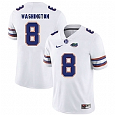 Florida Gators #8 Nick Washington White College Football Jersey,baseball caps,new era cap wholesale,wholesale hats