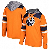 Men's Edmonton Oilers Adidas Orange Silver Jersey Pullover Hoodie,baseball caps,new era cap wholesale,wholesale hats