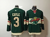 Minnesota Wild #3 Charlie Coyle Green Adidas Stitched Jersey,baseball caps,new era cap wholesale,wholesale hats