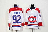 Montreal Canadiens #92 Jonathan Drouin White Adidas Stitched Jersey,baseball caps,new era cap wholesale,wholesale hats