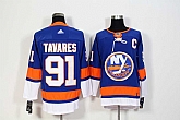 New York Islanders #91 John Tavares Blue Adidas Stitched Jersey,baseball caps,new era cap wholesale,wholesale hats