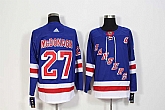 New York Rangers #27 Ryan McDonagh Blue Adidas Stitched Jersey,baseball caps,new era cap wholesale,wholesale hats
