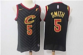 Nike Cleveland Cavaliers #5 J.R. Smith Black Swingman Stitched NBA Jersey,baseball caps,new era cap wholesale,wholesale hats
