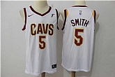 Nike Cleveland Cavaliers #5 J.R. Smith White Swingman Stitched NBA Jersey,baseball caps,new era cap wholesale,wholesale hats