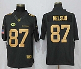 Nike Green Bay Packers #87 Jordy Nelson Anthracite Gold Salute To Service Limited Jersey,baseball caps,new era cap wholesale,wholesale hats