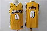 Nike Los Angeles Lakers #0 Kyle Kuzma Yellow Swingman Stitched NBA Jersey,baseball caps,new era cap wholesale,wholesale hats