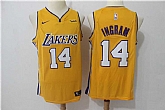 Nike Los Angeles Lakers #14 Brandon Ingram Yellow Swingman Stitched NBA Jersey,baseball caps,new era cap wholesale,wholesale hats