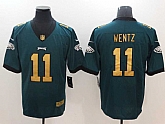 Nike Philadelphia Eagles #11 Carson Wentz Green Gold Vapor Untouchable Player Limited Jersey,baseball caps,new era cap wholesale,wholesale hats