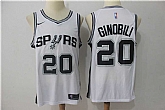 Nike San Antonio Spurs #20 Manu Ginobili White Swingman Stitched NBA Jersey,baseball caps,new era cap wholesale,wholesale hats