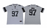 Ohio State Buckeyes #97 Nick Bosa White College Football Jersey,baseball caps,new era cap wholesale,wholesale hats