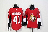 Ottawa Senators #41 Craig Anderson Red Adidas Stitched Jersey,baseball caps,new era cap wholesale,wholesale hats