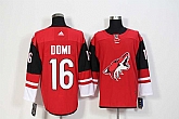 Phoenix Coyotes #16 Max Domi Red Adidas Stitched Jersey,baseball caps,new era cap wholesale,wholesale hats