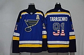 St. Louis Blues #91 Vladimir Tarasenko Blue USA Flag Adidas Stitched Jersey,baseball caps,new era cap wholesale,wholesale hats
