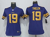 Women Nike Minnesota Vikings #19 Adam Thielen Purple Color Rush Limited Jersey,baseball caps,new era cap wholesale,wholesale hats