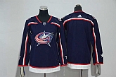 Youth Blue Jackets Blank Navy Adidas Stitched Jersey