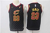 Youth Nike Cleveland Cavaliers #23 LeBron James Black Swingman Stitched NBA Jersey
