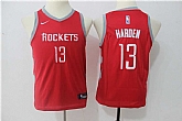 Youth Nike Houston Rockets #13 James Harden Red Swingman Stitched NBA Jersey