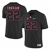 Alabama Crimson Tide #22 Mark Ingram Black College Football Jersey DingZhi,baseball caps,new era cap wholesale,wholesale hats