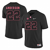 Alabama Crimson Tide #22 Ryan Anderson Black College Football Jersey DingZhi,baseball caps,new era cap wholesale,wholesale hats