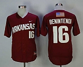 Arizona Diamondbacks #16 Andrew Benintendi Red College Baseball Stitched MLB Jerseys,baseball caps,new era cap wholesale,wholesale hats