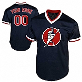 Boston Red Sox Navy Men's Customized Throwback New Design Jersey,baseball caps,new era cap wholesale,wholesale hats