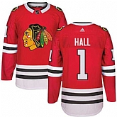 Chicago Blackhawks #1 Glenn Hall Red Home Adidas Stitched Jersey DingZhi,baseball caps,new era cap wholesale,wholesale hats