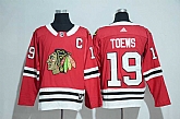 Chicago Blackhawks #19 Jonathan Toews Red With C Patch Adidas Stitched Jersey,baseball caps,new era cap wholesale,wholesale hats