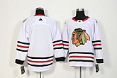 Chicago Blackhawks Blank White Adidas Stitched Jersey,baseball caps,new era cap wholesale,wholesale hats