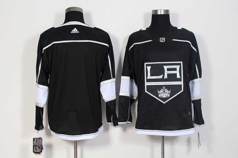 Customized Men's Los Angeles Kings Any Name & Number Black Adidas Stitched NHL Jersey