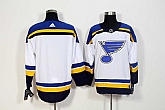 Customized Men's St. Louis Blues Any Name & Number White Adidas Stitched NHL Jersey,baseball caps,new era cap wholesale,wholesale hats