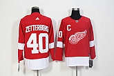 Detroit Red Wings #40 Henrik Zetterberg Red Adidas Stitched Jersey,baseball caps,new era cap wholesale,wholesale hats