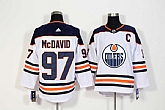 Edmonton Oilers #97 Connor McDavid White Adidas Stitched Jersey,baseball caps,new era cap wholesale,wholesale hats