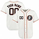 Houston Astros White Men's Customized New Design Jersey,baseball caps,new era cap wholesale,wholesale hats