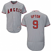 Los Angeles Angels of Anaheim #9 Justin Upton Gray Flexbase Stitched MLB Jerseys,baseball caps,new era cap wholesale,wholesale hats